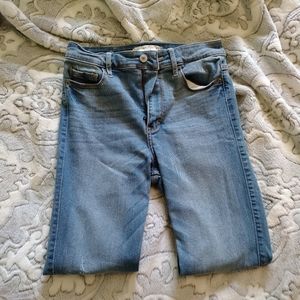 4S abercrombie & Fitch distressed skinny jeans